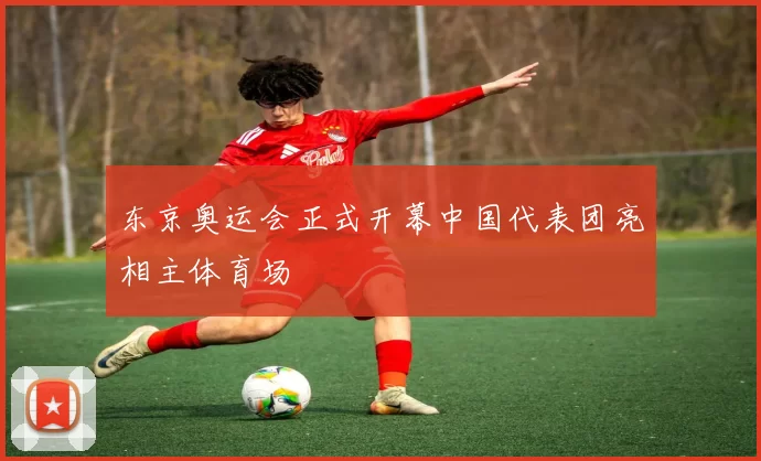 东京奥运会正式开幕中国代表团亮相主体育场